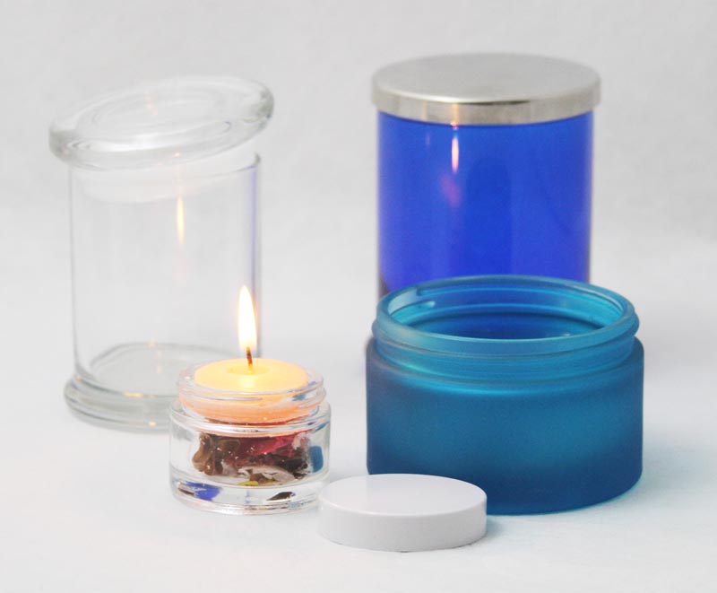 Jar candle holders